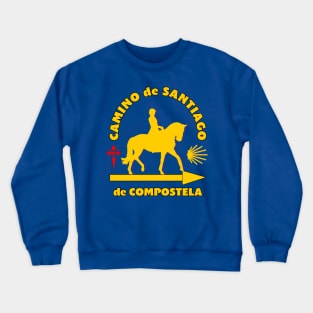 Horseback Camino de Santiago de Compostela Crewneck Sweatshirt